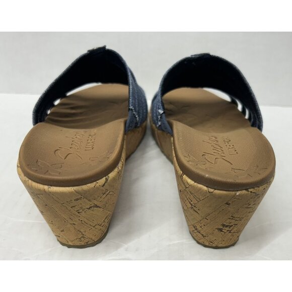 Skechers Blue and Brown Women's Sandals - Picture 5 of 9